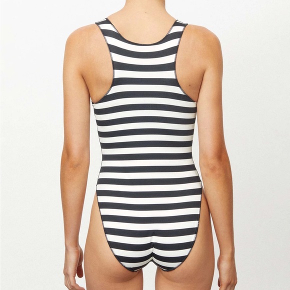 Free People Its Cool Now Licorice Contour Bodysuit Small - Picture 4 of 8